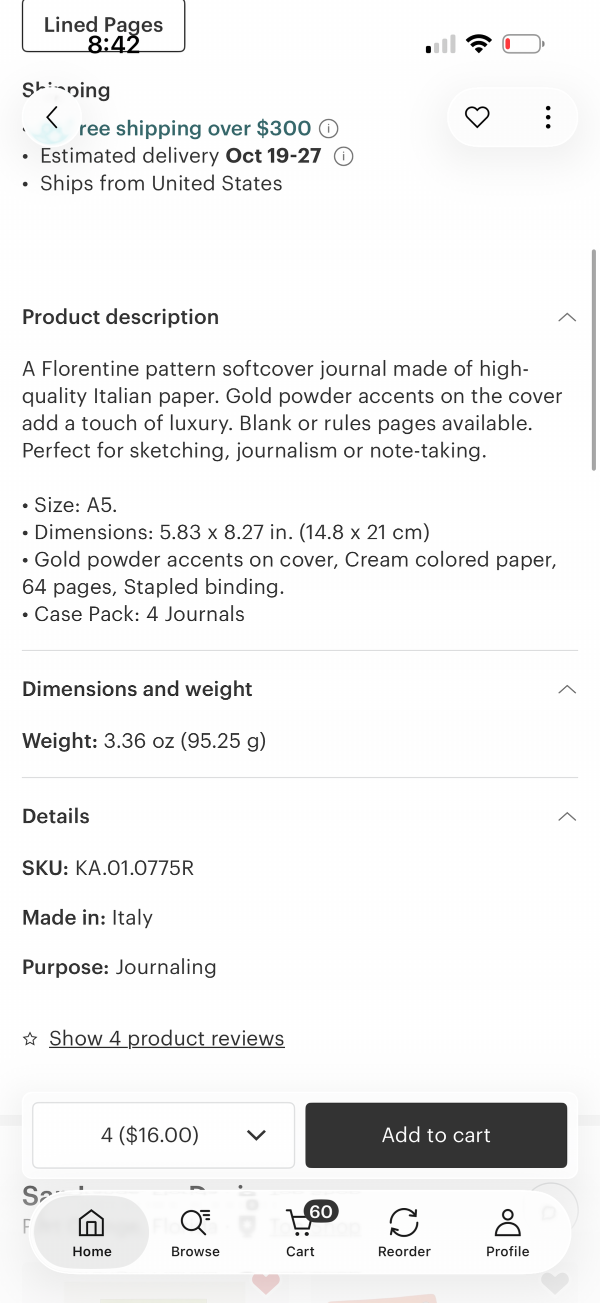 Rosa Fiorentina Journal